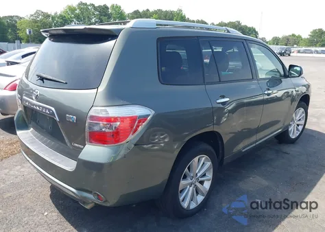 2008 Toyota Highlander Hybrid Limited из США, поврежденный, VIN JTEEW44A682014110